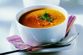 Velouté carottes et navets au curry au Thermomix Cookomix