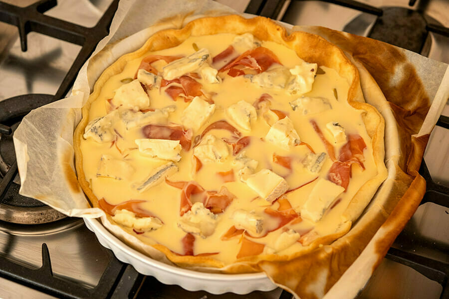 Tarte Gorgonzola Et Jambon De Parme Au Thermomix Cookomix