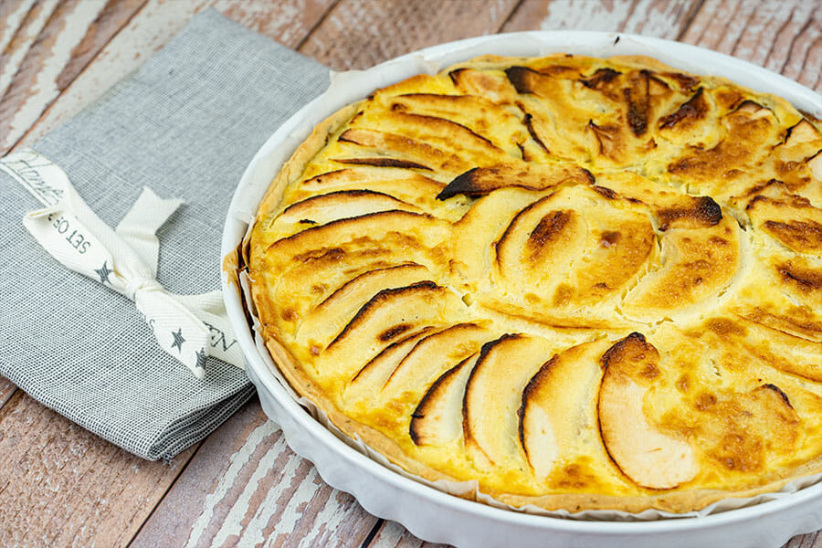 Tarte Au Boudin Noir Et Aux Pommes Au Thermomix Cookomix