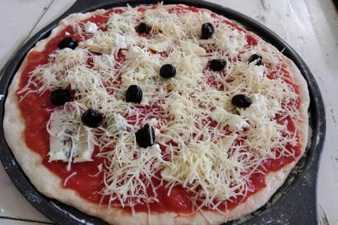 Pizza Fromages Au Thermomix Cookomix