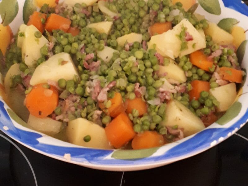 Jardini Re De L Gumes Aux Lardons Au Thermomix Cookomix