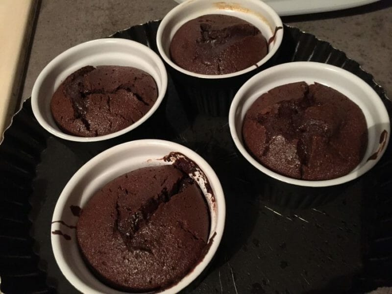 Moelleux au chocolat cœur fondant au Thermomix Cookomix