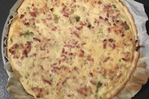 Quiche Aux Choux De Bruxelles Et Lardons Au Thermomix Cookomix