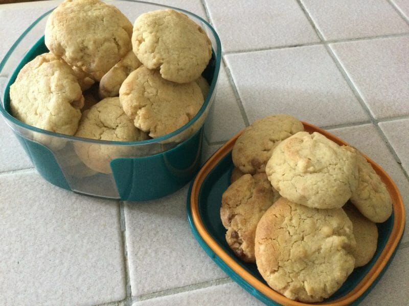 Cookies Aux P Pites De Chocolat Blanc Au Thermomix Cookomix