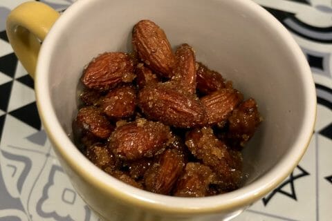 Amandes grillées à la cannelle et au miel au Thermomix Cookomix