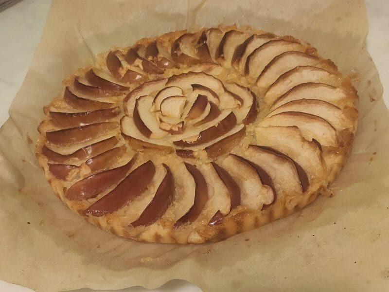 Tarte aux pommes sans pâte au Thermomix Cookomix