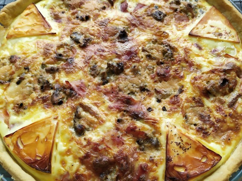 Tarte Gorgonzola Et Jambon De Parme Au Thermomix Cookomix