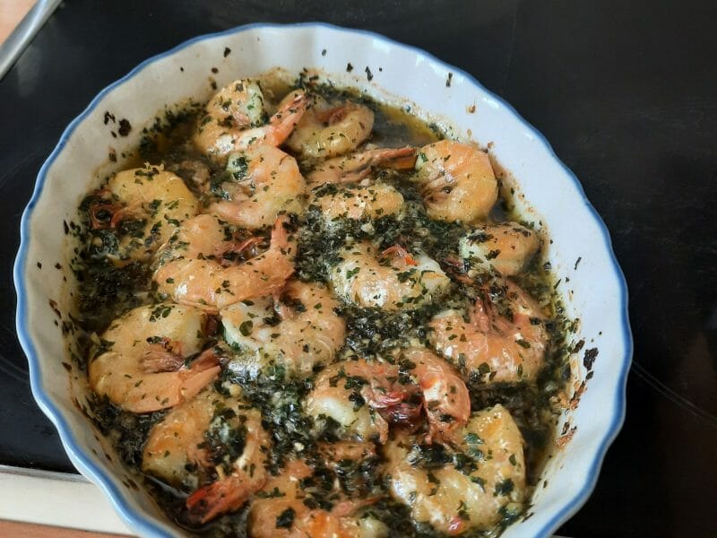 Crevettes L Ail Au Thermomix Cookomix