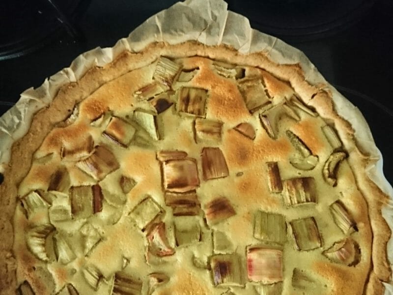 Tarte à la rhubarbe au Thermomix Cookomix