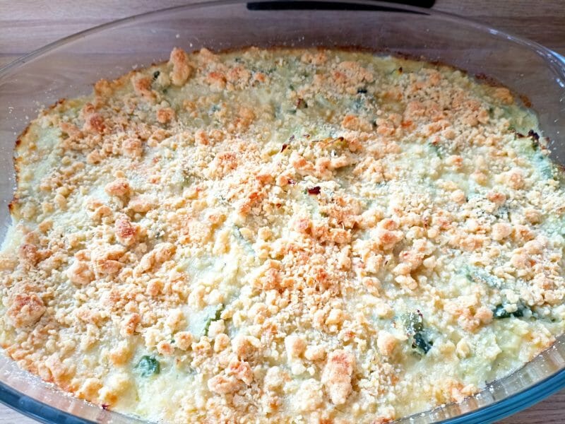 Crumble De Saumon Et Poireaux Au Thermomix Cookomix