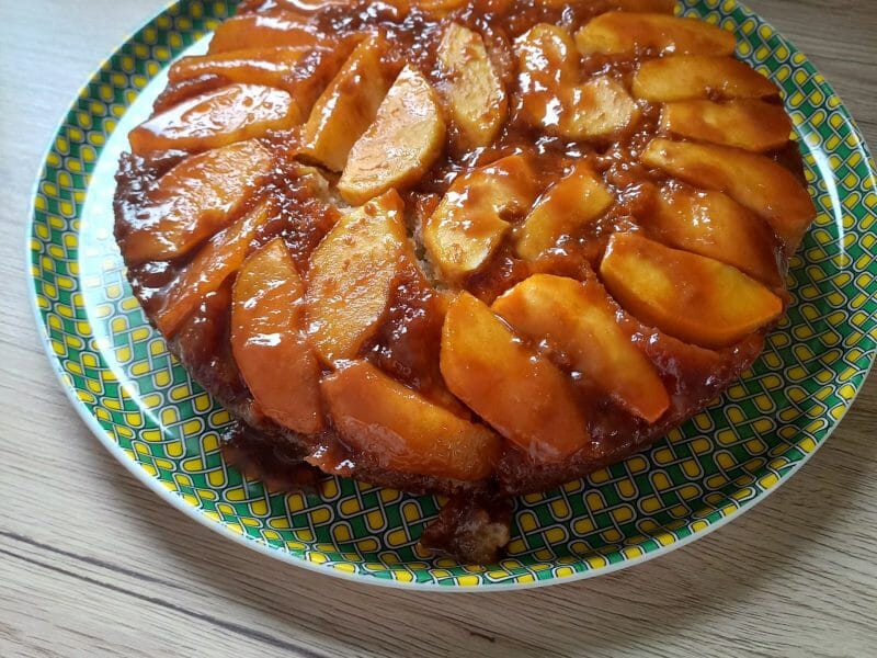 Gâteau renversé aux pommes caramélisées au Thermomix Cookomix