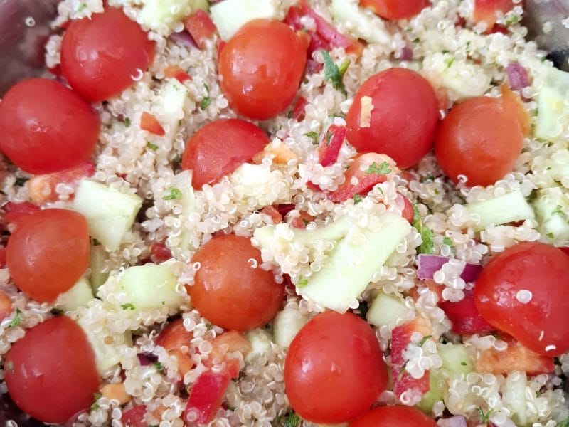 Taboulé de quinoa au Thermomix Cookomix