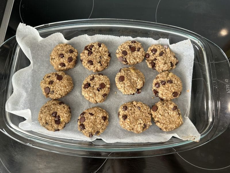 Biscuits Avoine Banane Et Chocolat Au Thermomix Cookomix