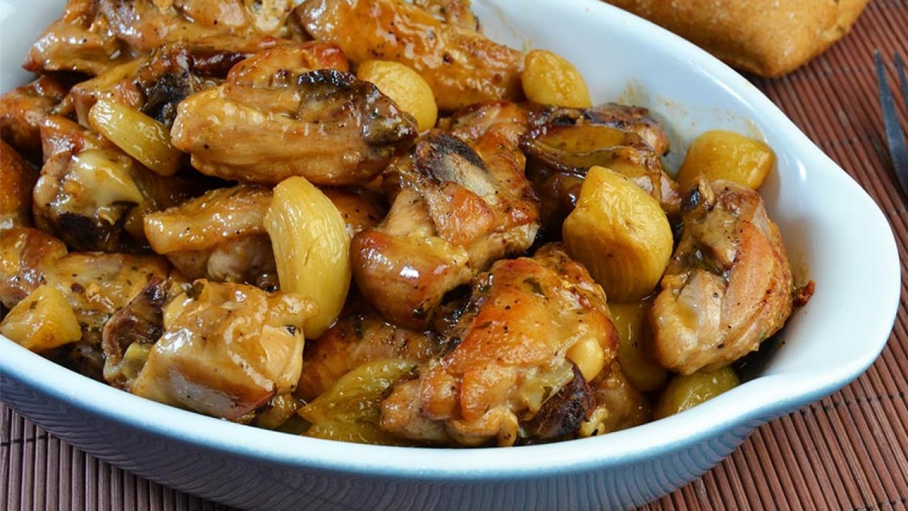 Pollo Al Ajillo Au Thermomix Cookomix