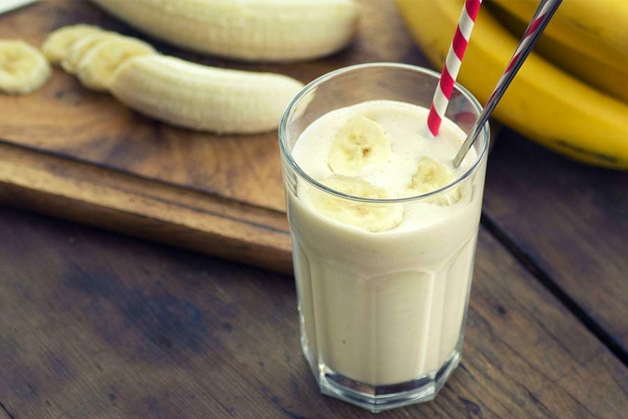 Milk-shake allégé à la banane, milkshake minceur