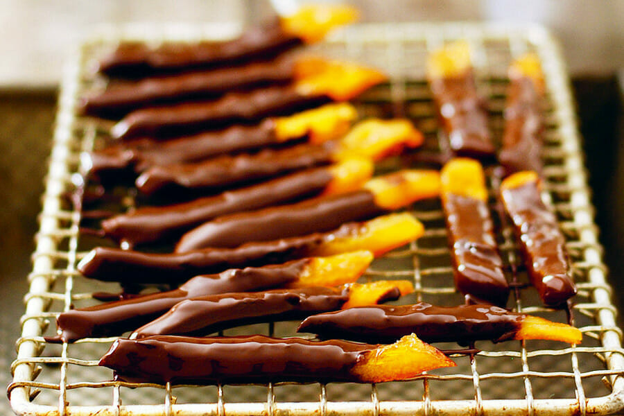 Orangettes : recette au chocolat