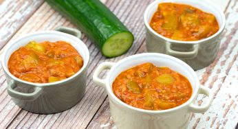 Soupe Froide Courgette Et Concombre Au Thermomix Cookomix