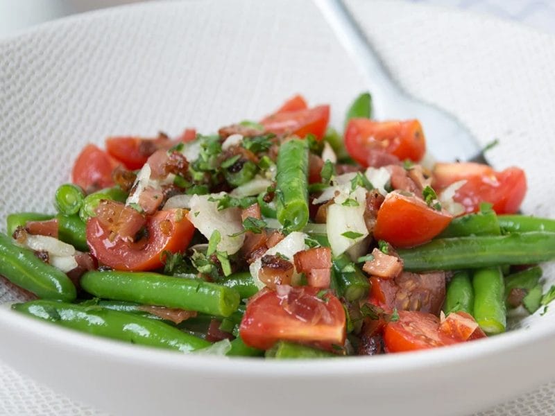 Salade de haricots verts et tomates cerises au Thermomix