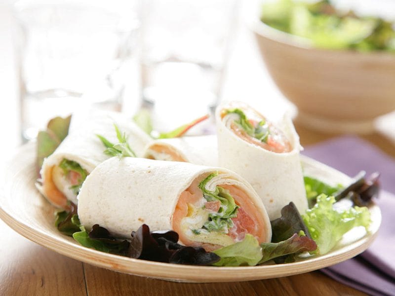 Wraps au saumon fumé au Thermomix