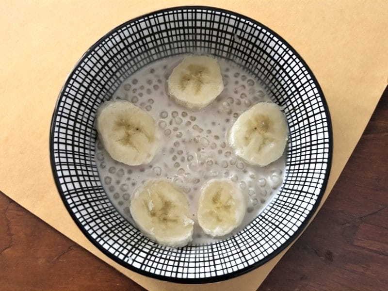 Perles de tapioca aux bananes et lait de coco au Thermomix