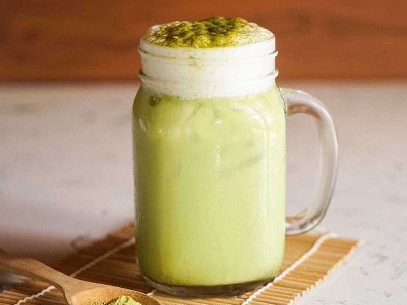 Matcha  frappé au Thermomix