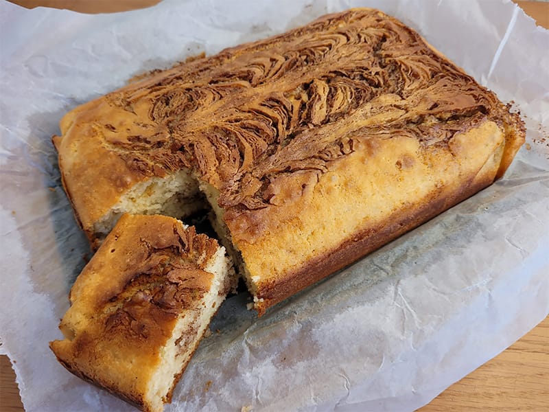 Gâteau brioché façon cinnamon rolls au Thermomix