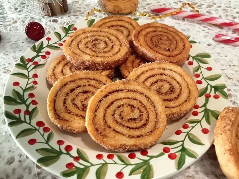 Spirales amande et cannelle au Thermomix