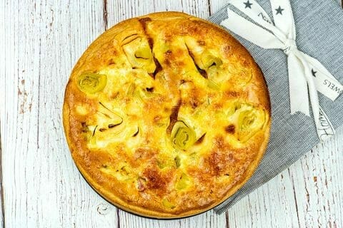 Gateau Poireaux Lardons Et Fromage Au Thermomix Cookomix