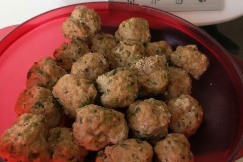 Boulettes de poulet sauce tomate et spaghettis - Cookidoo® – la plateforme  de recettes officielle de Thermomix®