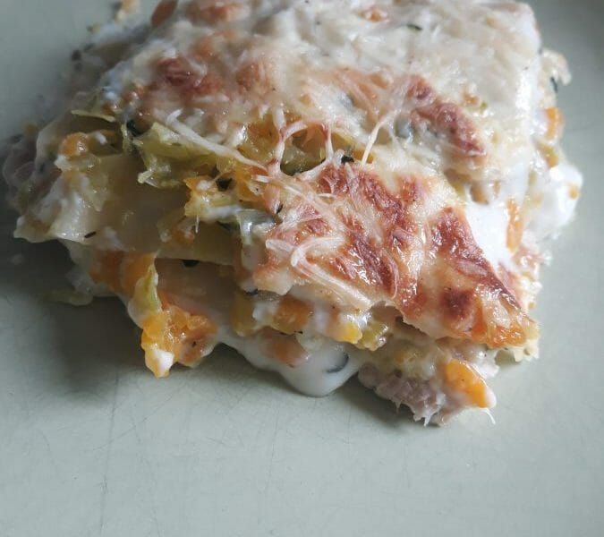 Lasagnes jambon - fromage au Thermomix - Cookomix