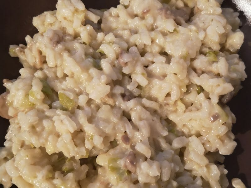 Risotto aux Champignons & Bacon Fumé - Recette - Les Commis