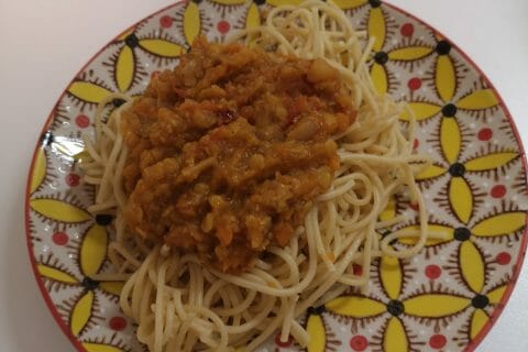 Bolognaise Végétarienne Aux Lentilles Au Thermomix - Cookomix