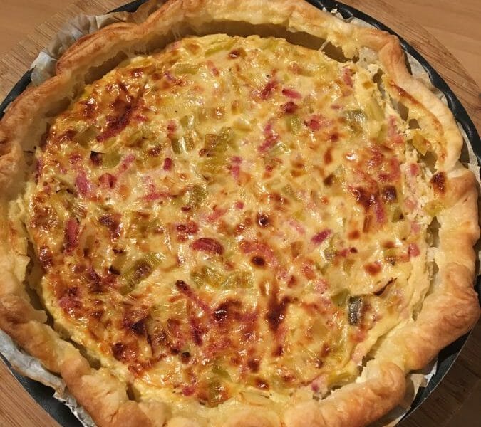 Tarte Aux Poireaux Au Thermomix - Cookomix