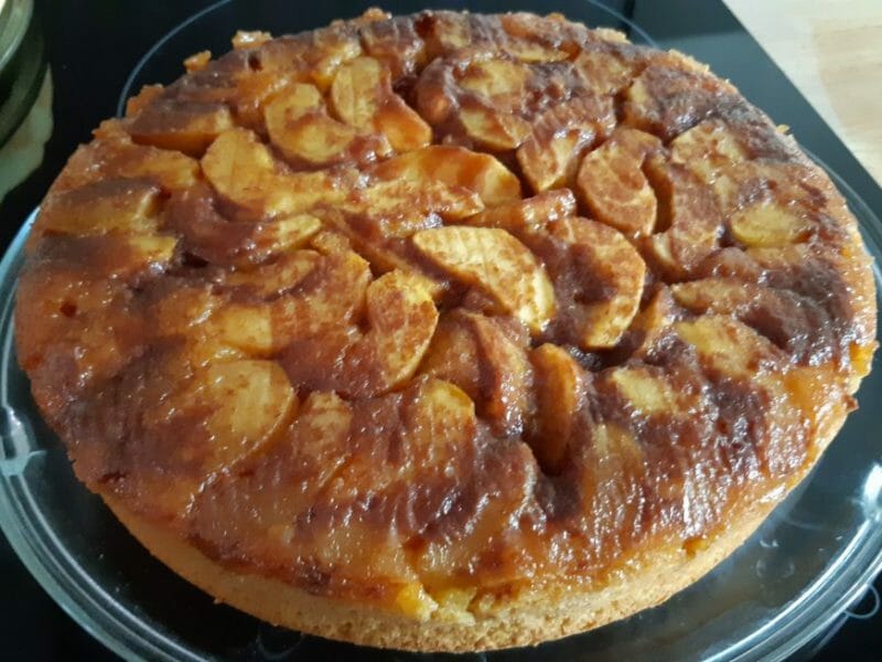 Gateau Renverse Aux Pommes Caramelisees Au Thermomix Cookomix