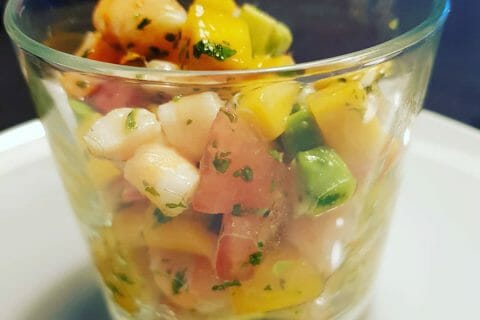 Ceviche De Crevettes, Mangue, Avocat Au Thermomix - Cookomix