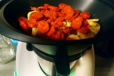 Gratin De Pommes De Terre Au Chorizo Au Thermomix - Cookomix