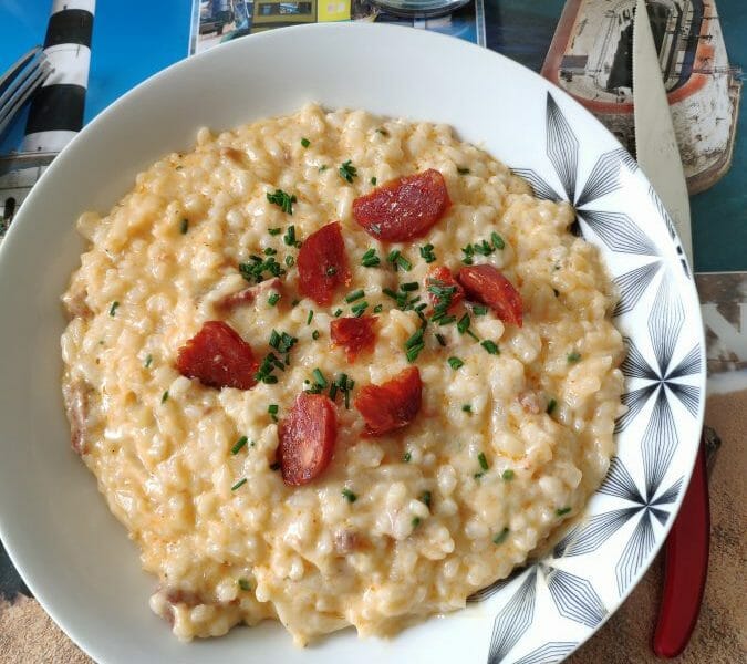 Risotto Au Chorizo Au Thermomix Cookomix