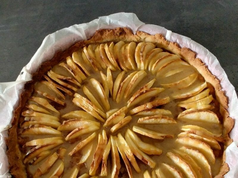 Tarte Pom Pote Et Caramel Beurre Sale Au Thermomix Cookomix