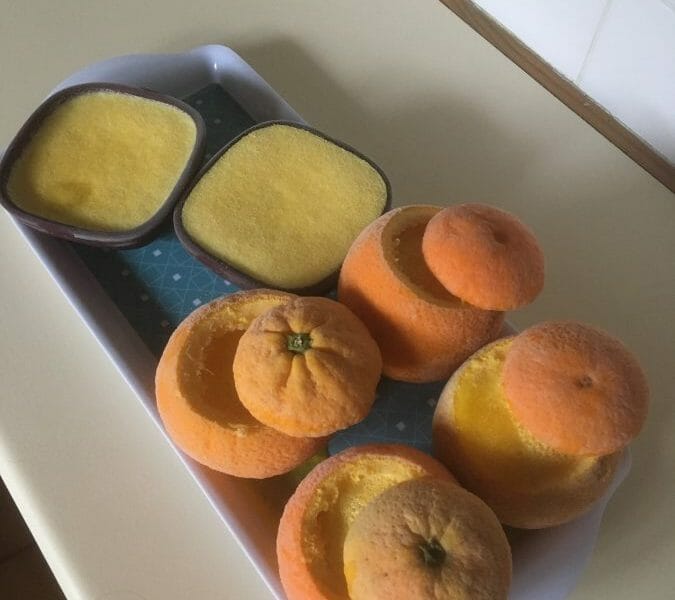 Les mandarines givrées, un dessert rafraichissant