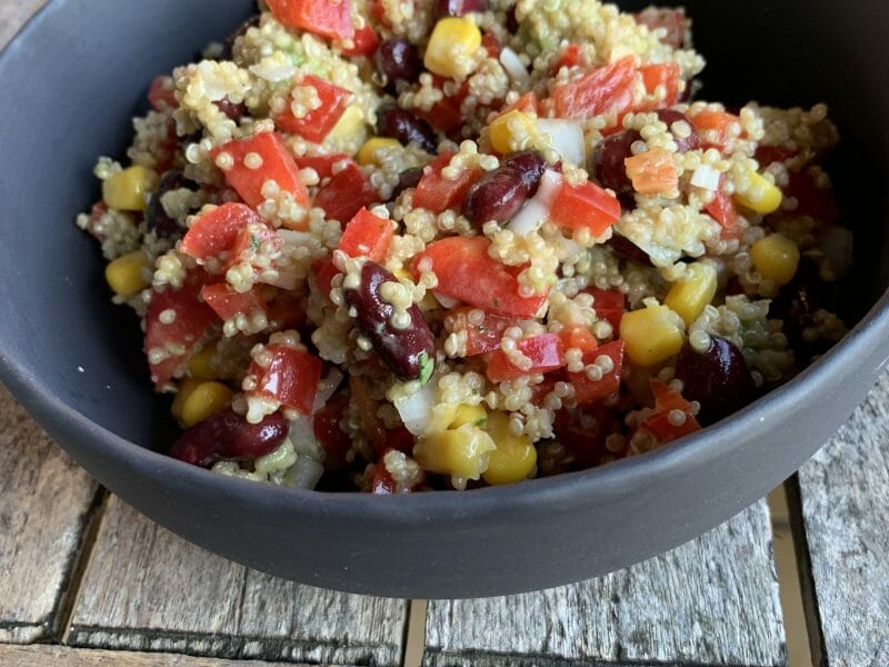 Salade De Quinoa Mexicaine Au Thermomix Cookomix