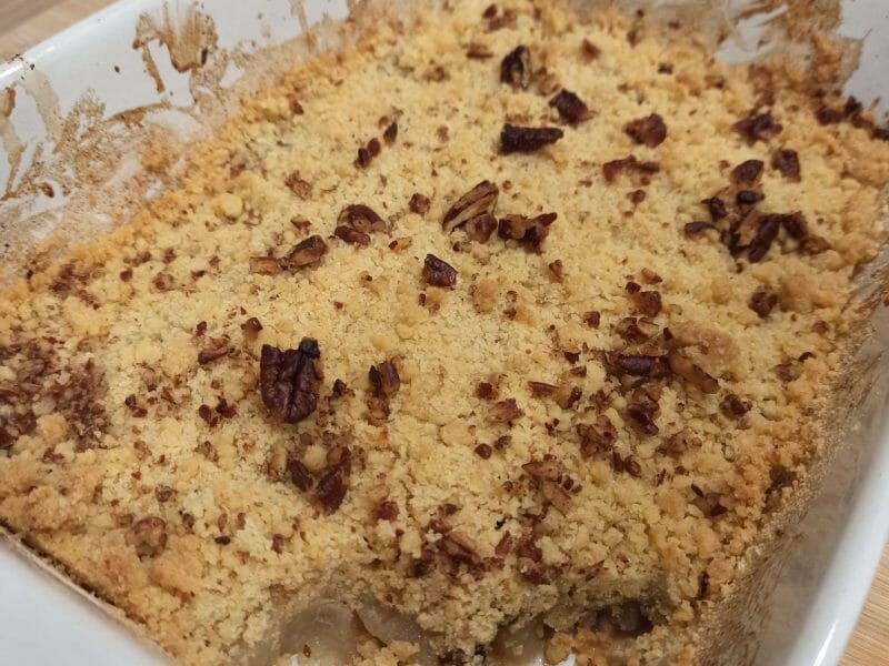 Crumble Aux Poires Et Noix De Pécan Au Thermomix - Cookomix