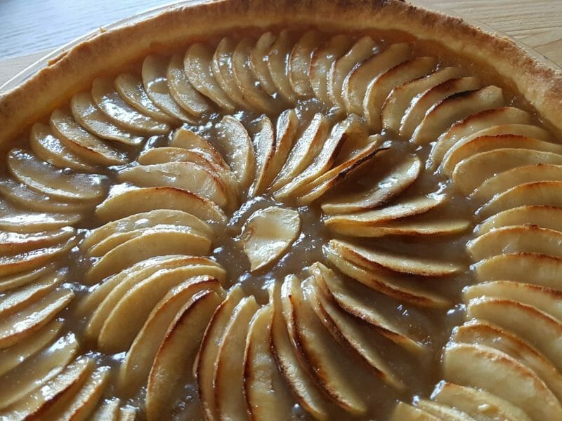 Tarte Pom Pote Et Caramel Beurre Sale Au Thermomix Cookomix