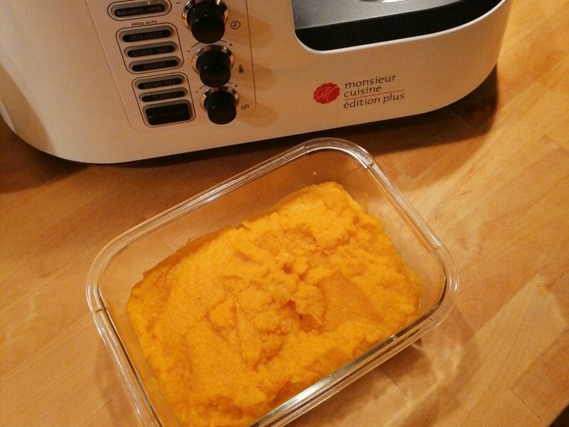 Purée de carottes au Thermomix - Cookomix