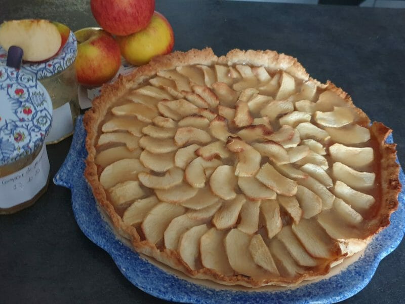 Tarte Pom Pote Et Caramel Beurre Sale Au Thermomix Cookomix