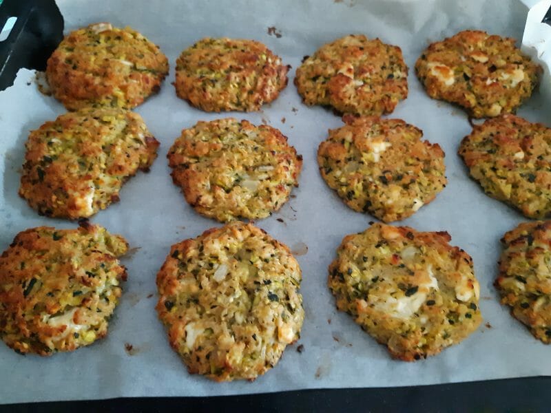 Galettes De Courgettes Grecques Au Thermomix - Cookomix