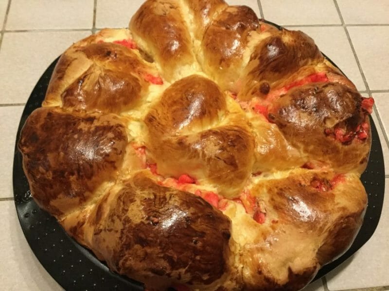 Brioche aux pralines roses au Thermomix - Cookomix