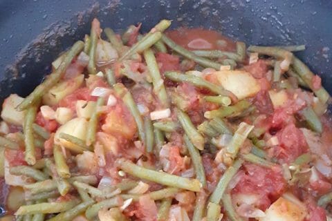 Haricots verts à l'italienne au Thermomix - Cookomix