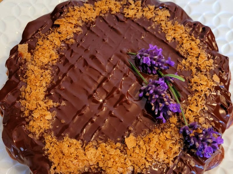 Cake chocolat noisettes fondant au Thermomix - Cookomix