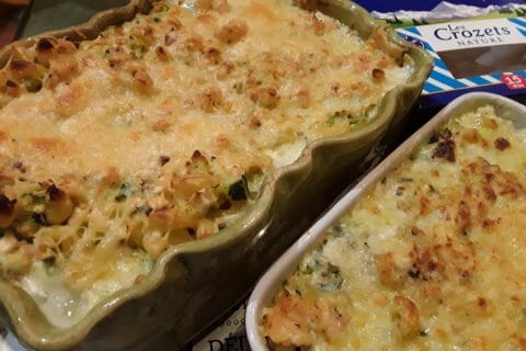 Gratin De Crozets Aux Courgettes Et Saumon Fumé Au Thermomix - Cookomix