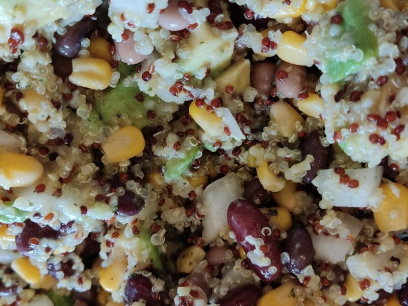 Salade De Quinoa Mexicaine Au Thermomix Cookomix